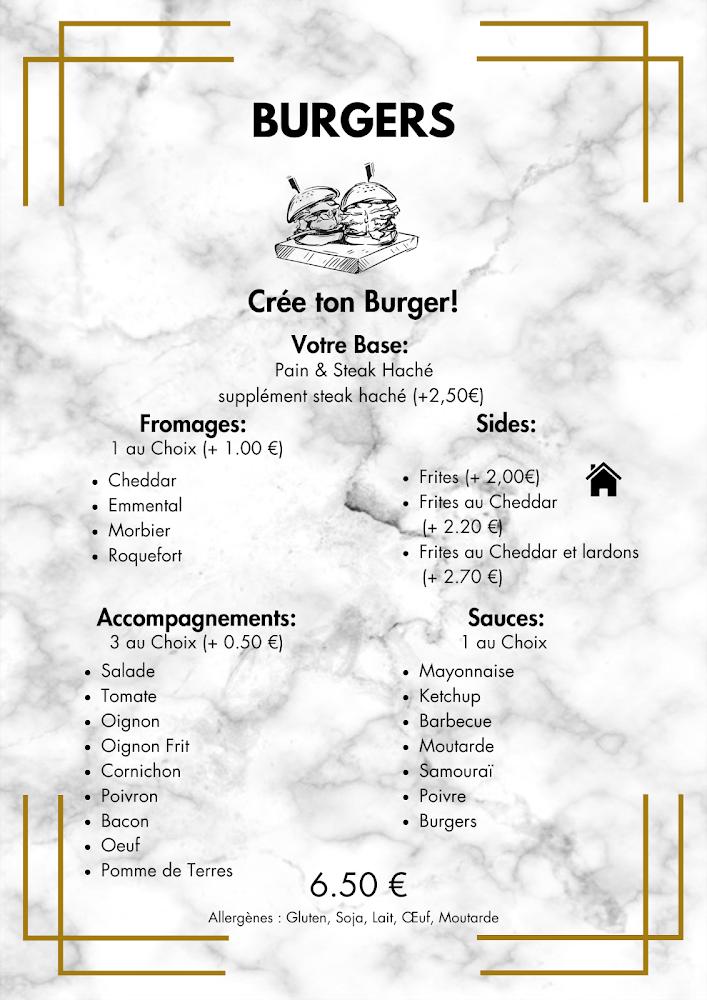 Le Carré d'As - Menu Image 1
